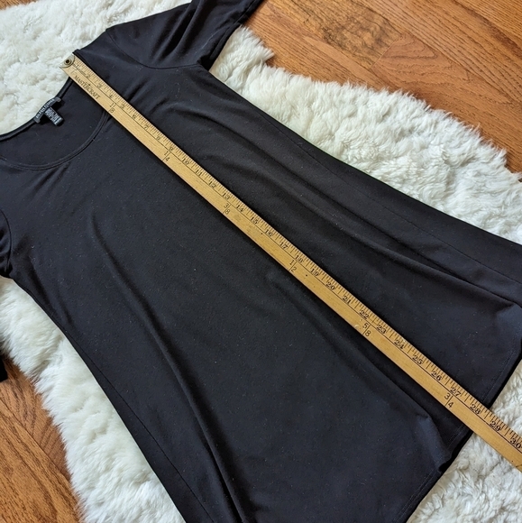 Eileen FISHER jersey tunic top dress xs petite pp black - Picture 13 of 15